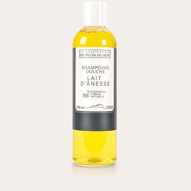 La Savonnerie du Pilon du Roy -- Shampoing douche au lait d'Ânesse - 250mL